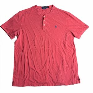 Polo Ralph Lauren Featherweight Mesh Henley Shirt Large